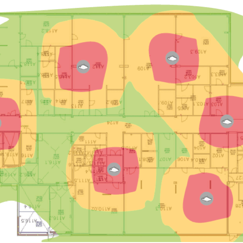 Mapa de calor Site Survey